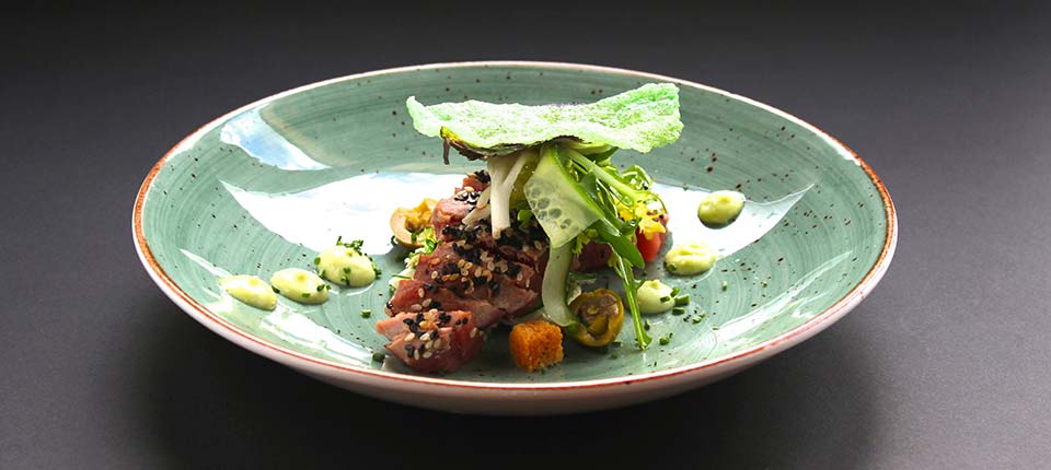 Tonijn met wasabi mayonaise